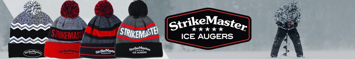 StrikeMaster Red Black Шапка с помпоном