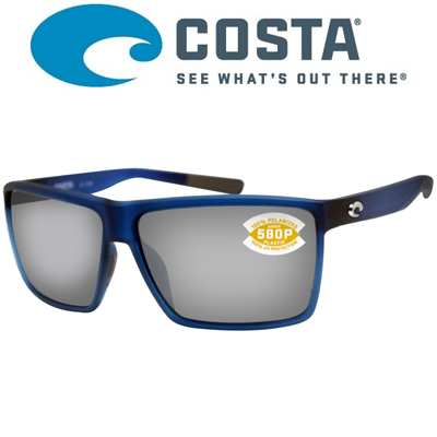 Costa Cut 580 P Matte Atlantic Blue/ Gray Silver Mirror