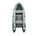 Лодка ПВХ "Тайга-340 Киль" (под мотор 15 л.с.) (цвет серый)