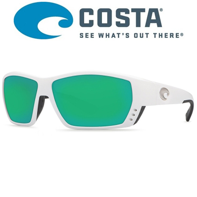 Costa Tuna Alley 580 P White/Green Mirror