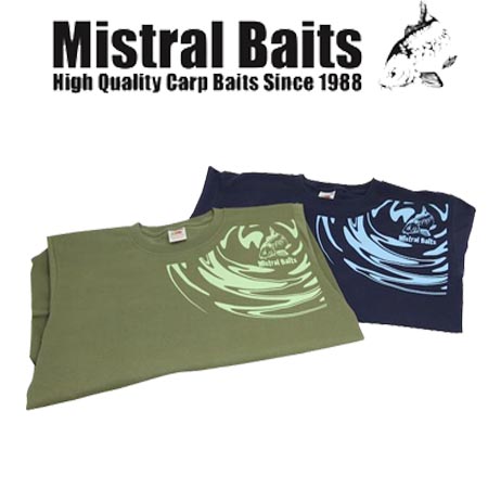 Mistral Baits T-Shirts Blue