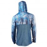 Худи мужская Veduta Air серия UPF50+ Reptile Skin Blue р.S