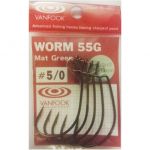 Офсетный крючок Vanfook Worm 55G № 5/0