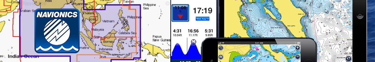 Карта Navionics Indian Ocean & South China Sea 31XG