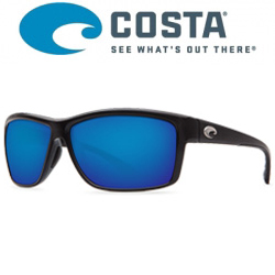 Costa Mag Bay 580 P Shiny Black/Blue Mirror