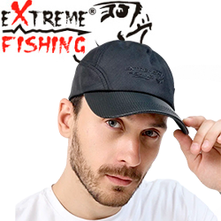 Extreme Fishing Obsession Logo Cap, Carbon Vortex