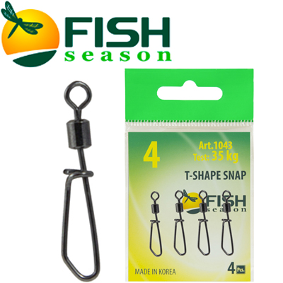 Fish Season Вертлюжок с Т-образной застежкой