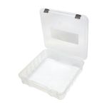 Коробка Plano 705001 Deep Stow Clear W/Black Latches (36.5cm x 35.6cm x 8.3cm) (1561244)