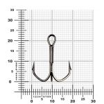 Тройник Vido Craft VD-096 (BN) "Outbarb Treble Hooks" уп. 10 шт. # 4 VD096-4(10)