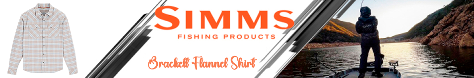 Simms Brackett Flannel Shirt, Drummond Plaid: Sterling