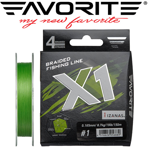 Favorite X1 PE 4x 150m (light green)