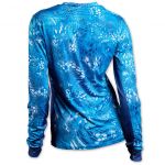 Джерси дышащая женская Veduta Reptile Skin Blue Water UPF50+ р.XS