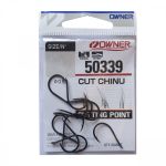 Одинарный крючок Owner 50339 Cut Chinu, черный 50339-01