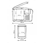 Автохолодильник компрессорный Indel B TB15 (TB015NN37АAN)