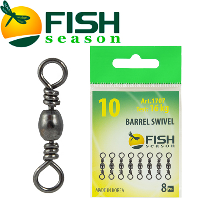Fish Season Barrel Swivel Вертлюг бочонок