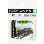 Крючки двойные Yoshi Onyx Double Hook №1/0 ( в упак. 10шт.) (BN)