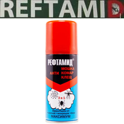 Репеллент "Рефтамид Максимум" 100 мл, 3 в 1