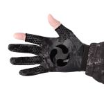 Перчатки без пальцев Aquatic ПЧ-10 Softshell (цвет Camo Black, размер L)