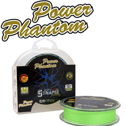 Power Phantom Synapse Nano PE Fluo-Green 100m