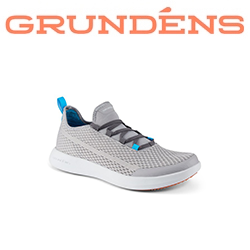 Grundens CrossCurrent Boat Shoe, Steel Grey