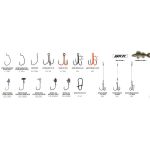 Коробка пластиковая для крючков BKK Armorpoint OCD KIT - EU Predator Perch&Zander (D-ST-0104) - M (1шт)