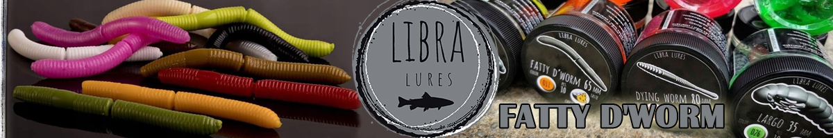 Libra Lures Fatty D'Worm 65 (Сыр)