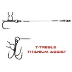 Титановый ассист с тройником Vido Craft T-Treble Titanium Assist, размер 9 см VD-TTiJE-09