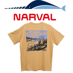 Narval Fishing T-shirt Catches Everywhere Creem Brulee