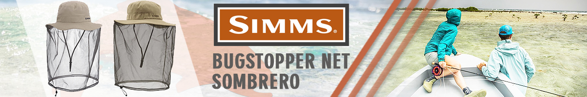 Simms BugStopper Net Sombrero, Stone