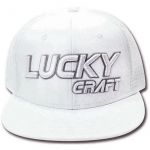 Кепка Lucky Craft Flat - White and Gray/белый-серый