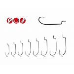 Крючок офсетный Gamakatsu Worm 34 SPR (BL) №6/0 (4шт.)