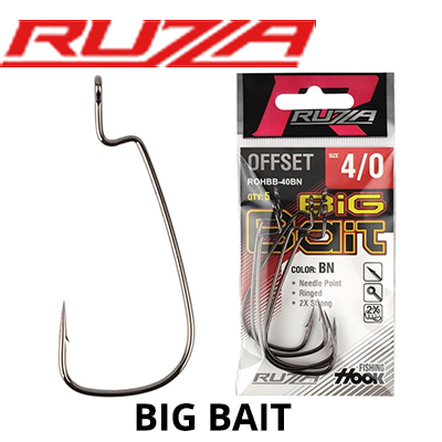 Ruzza Offset Hook Big Bait