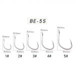 Крючок Ecooda Slow Jigging Hooks (Loose Hook), прочность 210LB/95.4kg, уп.3 шт.