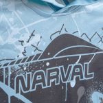 Лонгслив с капюшоном Volga Baits Narval Street Art Graphite р.46