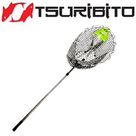 Tsuribito Net Trap Fold c черной сеткой, телескопический