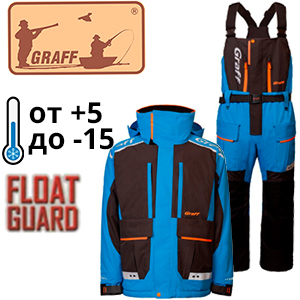 Graff 215-О-В-3 (поплавок, Bratex 8000, черно-голубой)