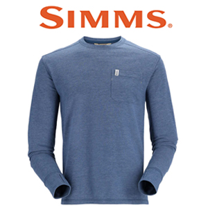 Simms Henry's Fork Crew, Navy Heather