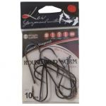 Крючок Koi Round Bend Worm, размер 4/0 (INT), цвет BN, (10 шт.)