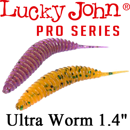 Lucky John Pro Series Ultra Worm 1,4"