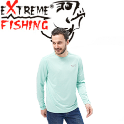 Extreme Fishing Passion UPF 50+ Mint Green