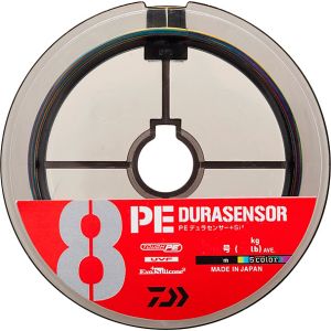 Леска плетеная Daiwa UVF PE Dura Sensor 8Braid +Si² [10m x 5colors] 300m #1.5 (26lb)