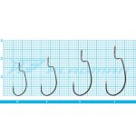 Крючок офсетный Flagman F-81 Offset Hook №4 8шт