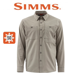 Simms Double Haul LS Shirt, Rock Ridge