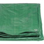 Тент универсальный Nisus (NA-GR-20x30-P) (6x9,1m) 90gr/5mil усилен. пласт. крепл. Green
