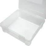 Коробка Plano 708001 Xl Stowaway>Clear W/Black Latches (43.8cm x 40.6cm x 13.3cm) (1561235)