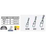 Вертлюг с застежкой Decoy SN-9 Swivel Snap #0
