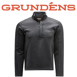 Grundens Grundies Thermal 1/4 Zip Top, Anchor