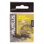 Вертлюг с застежкой Nautilus Swivel with Snap # 8