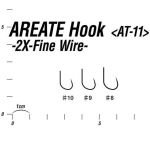 Крючок форелевый одинарный Decoy AT-11 Areate Hook #9 (10 шт.)