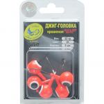 Джиг крашеный Шар 32 гр, цв. 01-красный, кр-к VD-071 GCB-071S-32-01 5 шт